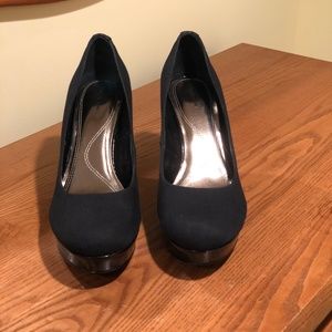 Black Suede dress shoes, size 9